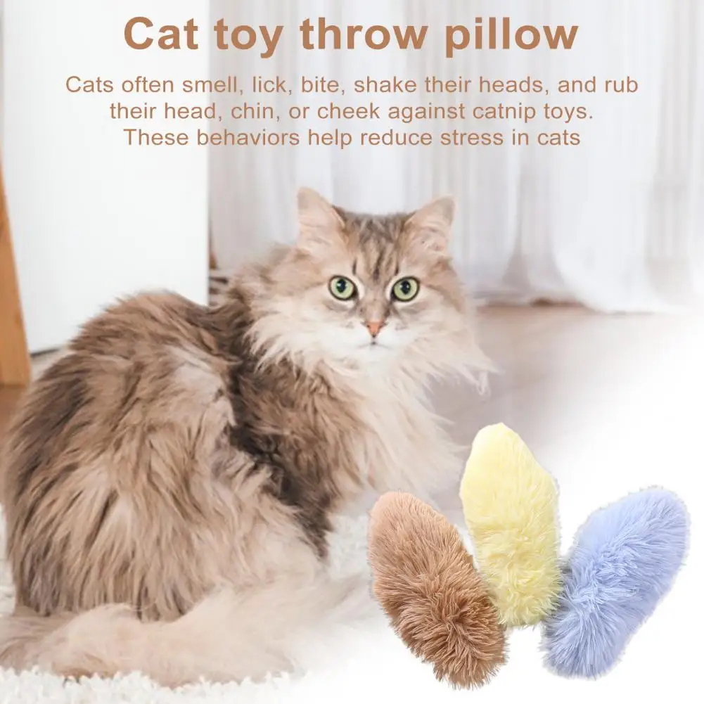 Cat Teaser Toy Cat Toy For Playtime Cat Plush Pillow Toy Set Interaction Relief Stimolazione Mentale Con Catnip Tease Stick