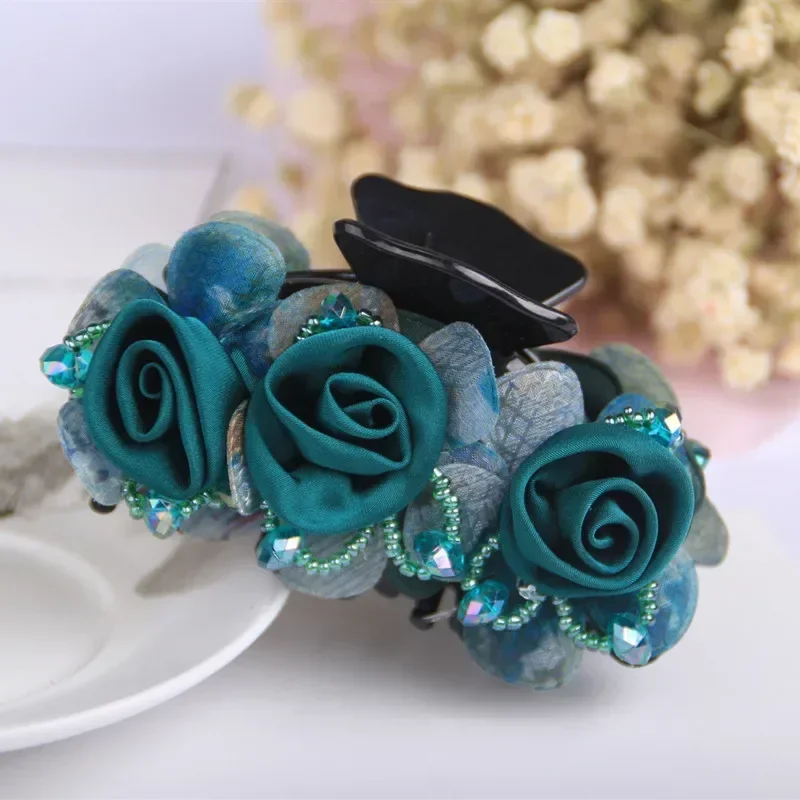 Claw Clips Women Flowers Striplessitude Hair Clip In Hair Pinzas Para El Cabello De Mujer Para Cabello Accessori Per Capelli Per Le Donne