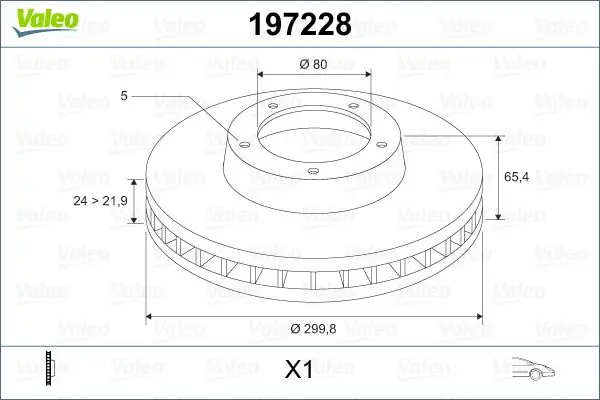 197228 Per Dieci Dischi Freno Boxer Jumper Ducato Tum Models 16Q (16 Rim) Karsan Is (Cap: 24)