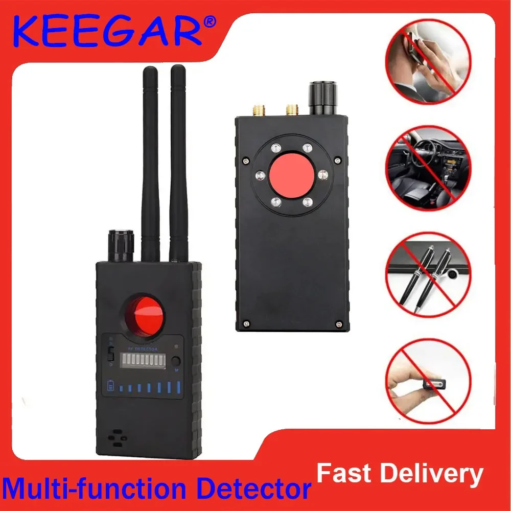 Rilevatore Di Telecamere Anti-Spia Multifunzionale Scansione A Led Bug Wireless Micro Cam Gsm Gps Tracker Rilevatore Di Segnale Rf Gadget Spia