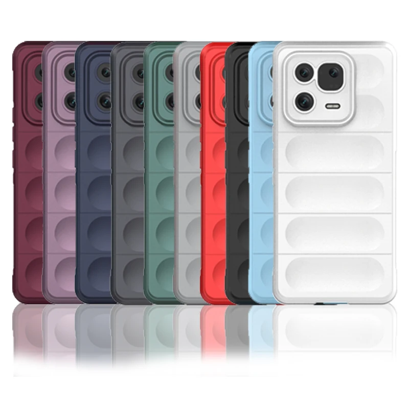 Per Mi 13 Pro Custodia Cover Xiaomi Mi 13 Pro Capas Telefono Paraurti Posteriore Lente Antiurto Protettiva Tpu Morbido Per Fundas Mi 13 Pro Coque
