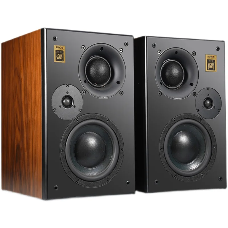 Paiyon P83 Altoparlante Da Scaffale Passivo A Tre Vie 150W Hifi Squisis 8 ''Woofer Altoparlanti In Vero Legno