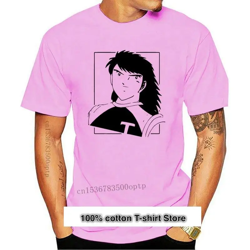 Camiseta Con Estampado De Acebo E Benji Mark, Camisa Con Dibujos Animados De Capitan Tsubasa, Manga, Calcio, Cotone
