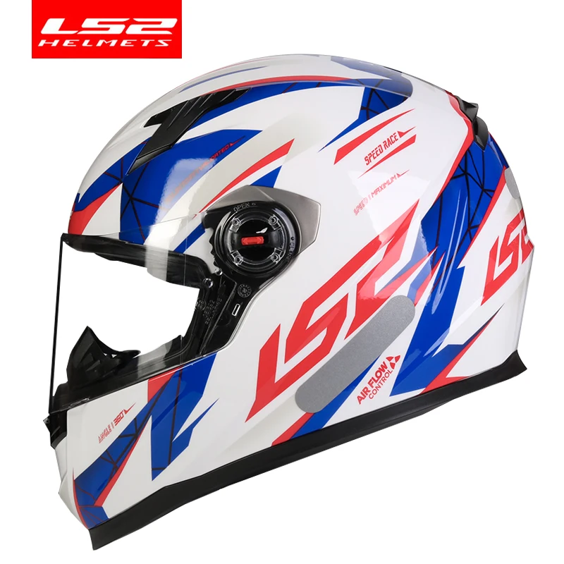 Originale Ls2 Rhinoceros Full Face Moto Rcycle Casco Casque Moto Capacete Ls2 Ff358 Senza Pompa Ece Approvato