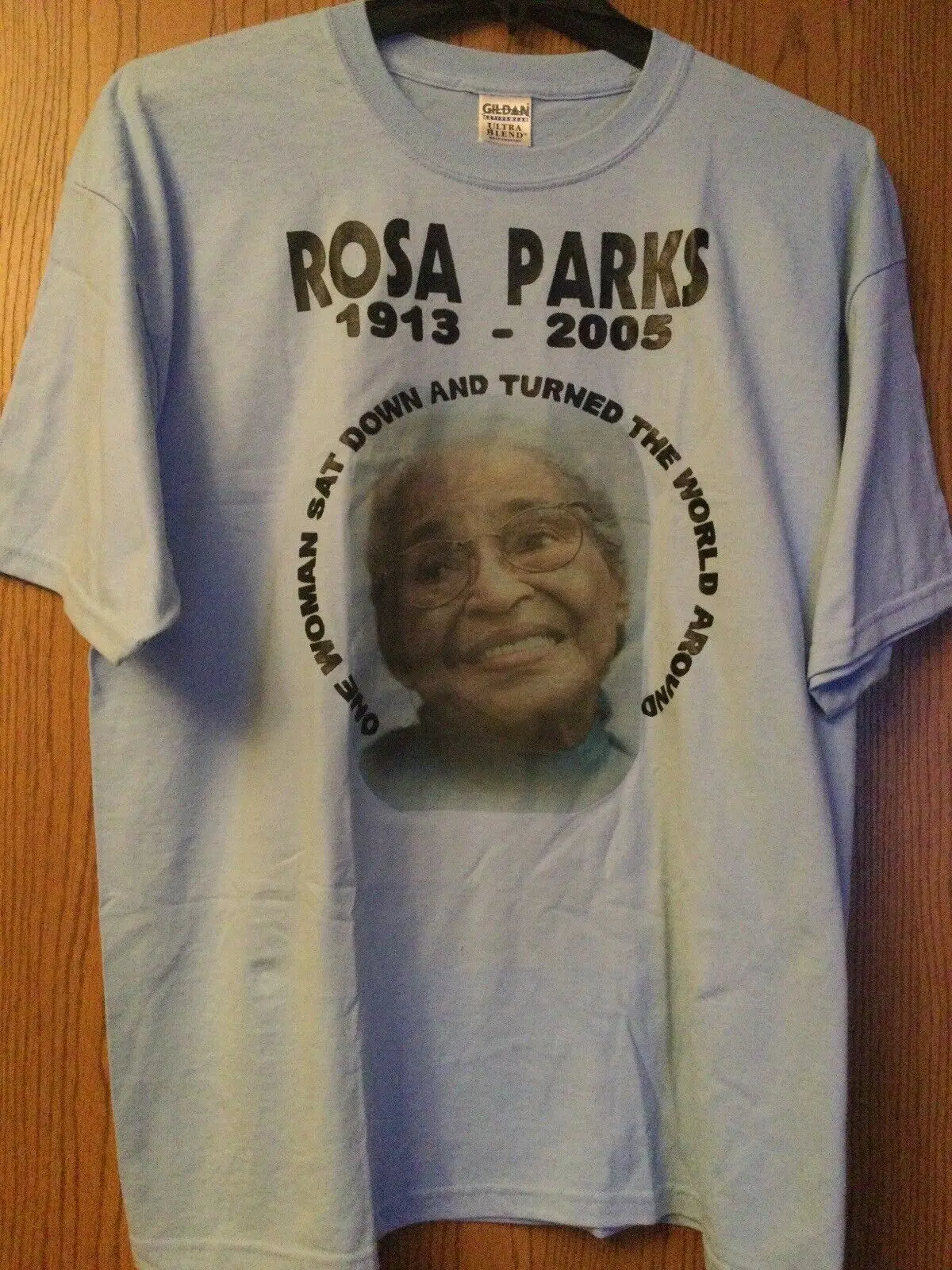 Rosa Parks 19132005 "Una Donna Si È Seduta..." Camicia Blu Xl