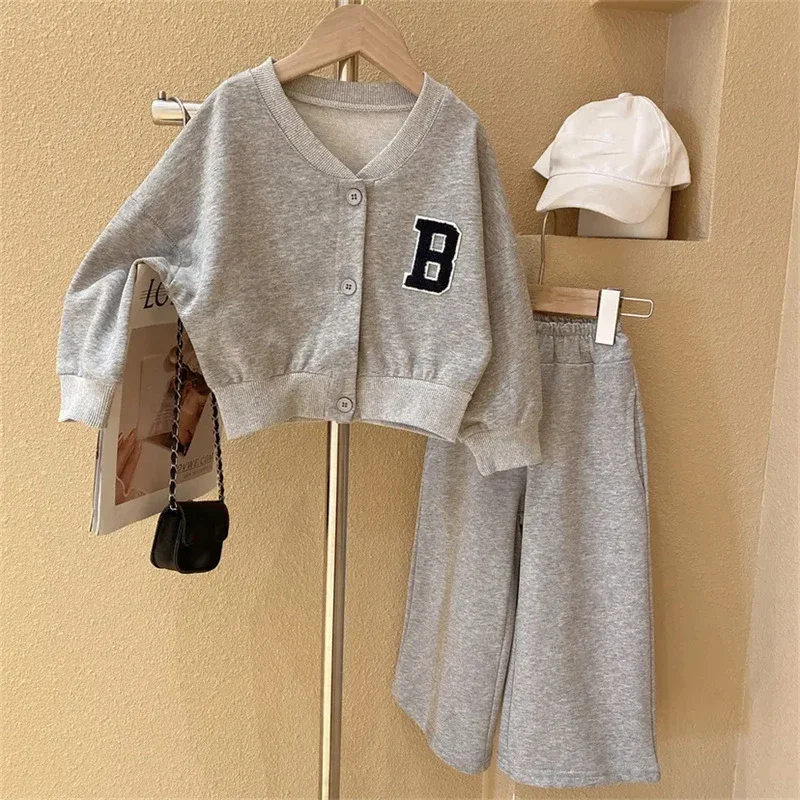 Melario Girl Clothes Set Abbigliamento Per Bambini Primavera Suit Jacket + Pants 2Pcs Toddler Girls Sport Suit Kids Baby Girl Outfit Sets
