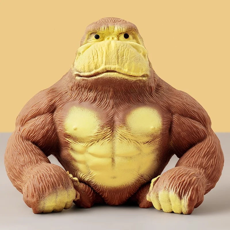 Decompressione Scimmia Squishy Giocattolo Squishy Orangutan Anti-Stress Indistruttibile Gorilla Elastico Bambola Gorilla Giocattoli Regalo