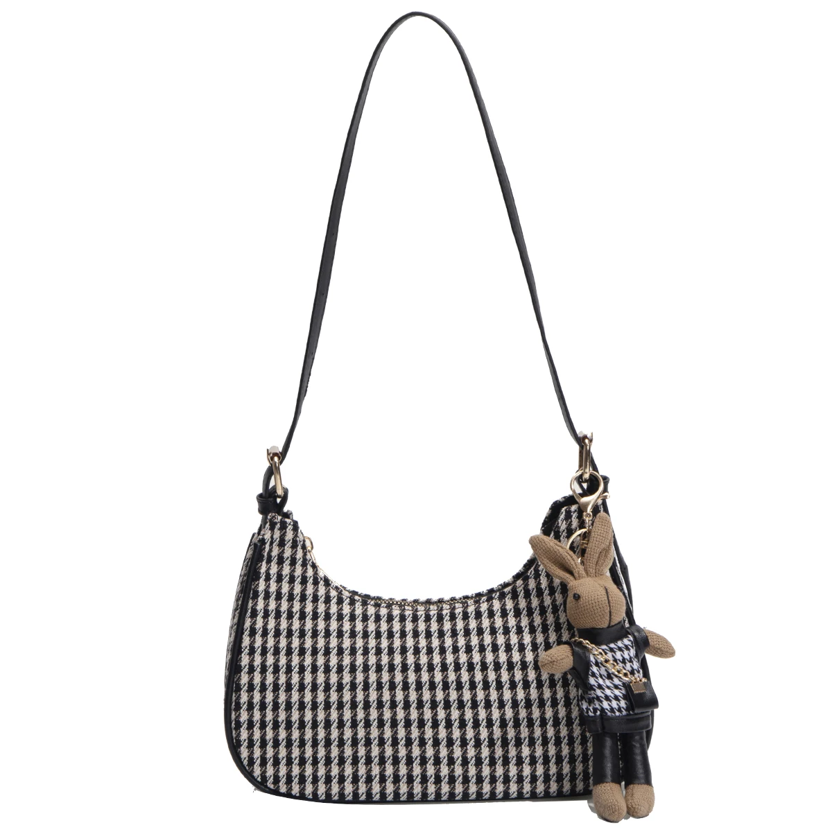 Borse Ascellari A Tracolla Da Donna Di Moda Borse Piccole A Quadri Da Donna Casual Borse Da Donna Borse Hobo Con Coniglio
