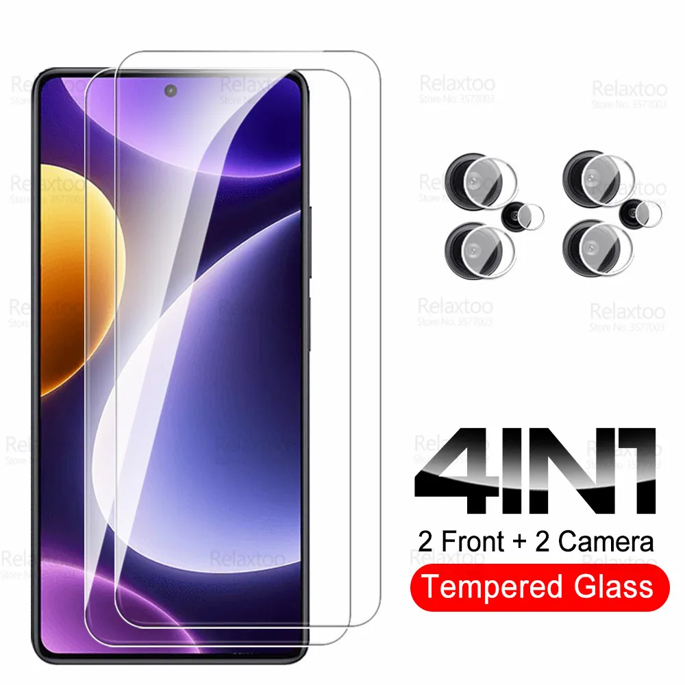 Vetro Protettivo Per Fotocamera 4 In1 Per Xiaomi Redmi Note 12 Occhiali Temperati Turbo Redme Note12 Turbo 12 Turbo 5G Pellicola Proteggi Schermo