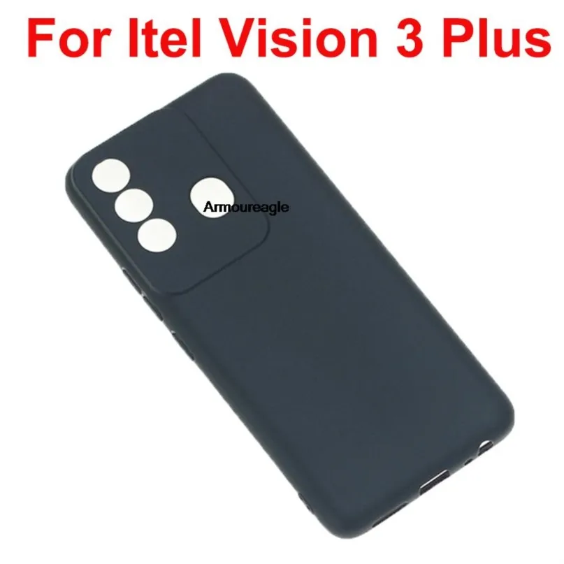 Guard Protect On For Itel Vision 3 Plus 3 Plus 6.8 "2022 Silicone Smartphone Phone Cover Posteriore Protettiva Soft Tpu Case Shield