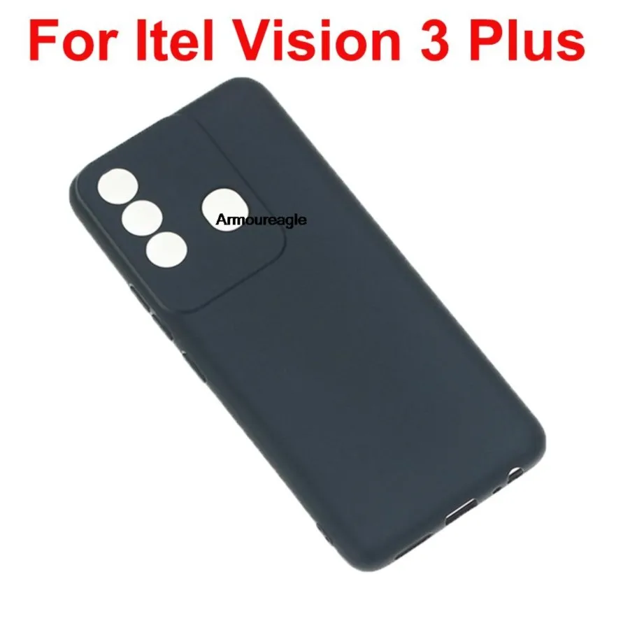 Guard Protect On For Itel Vision 3 Plus 3 Plus 6.8 "2022 Silicone Smartphone Phone Cover Posteriore Protettiva Soft Tpu Case Shield