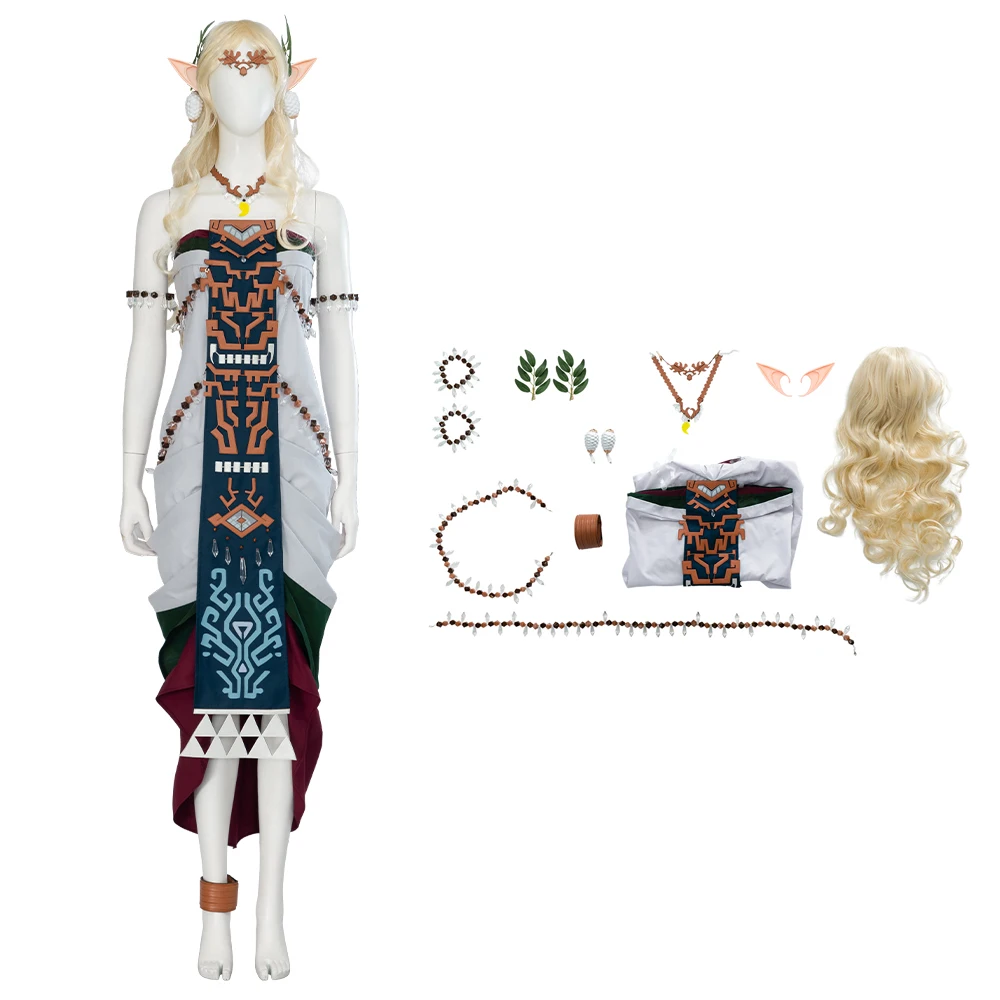 Nuovo Gioco Legend Of Sonya Zelda Womens Swear Costumi Cosplay Parrucche Anime Character Performance Clothes Costume Di Carnevale Di Halloween