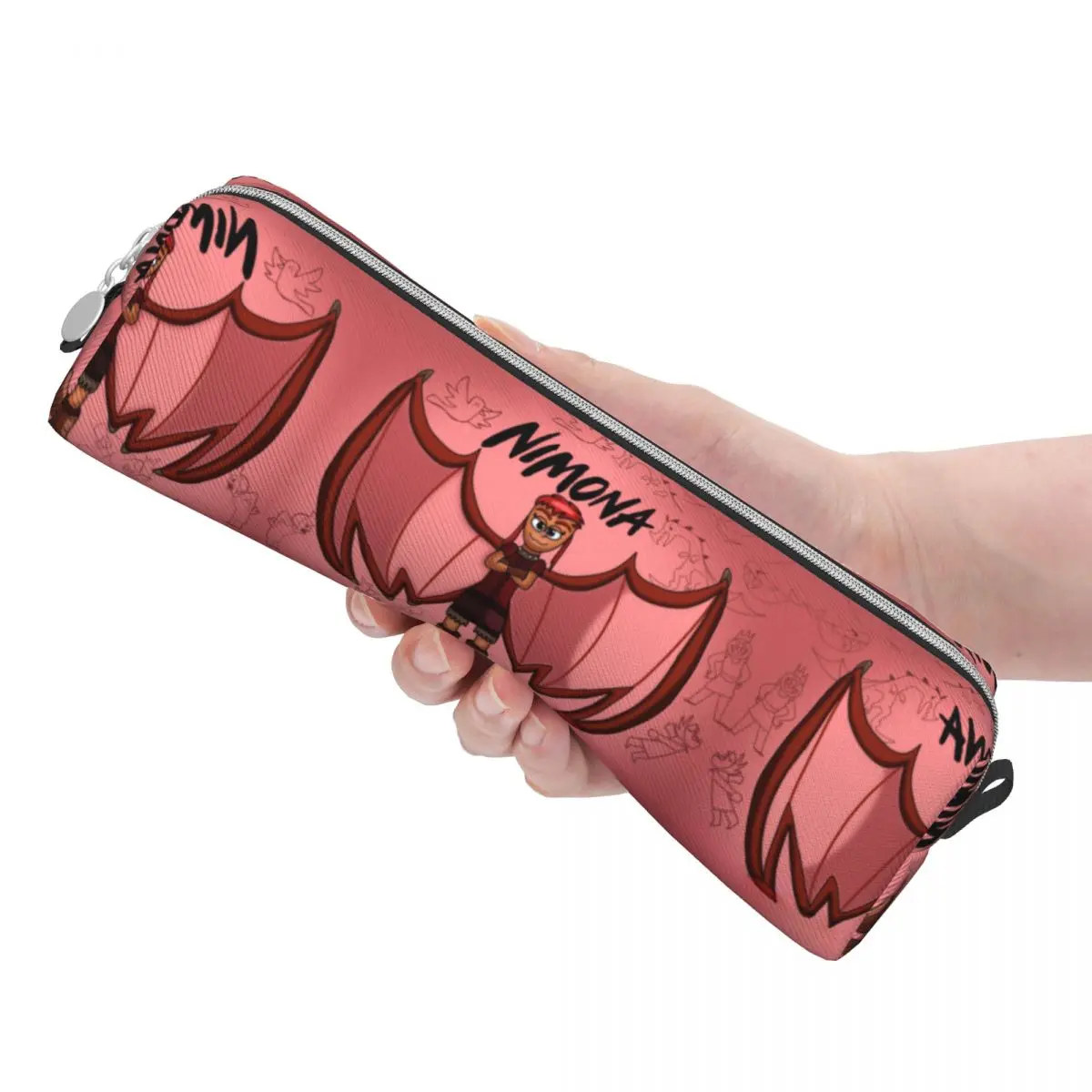 N-Nimona Astuccio Adventures Art Cool Zipper Pencil Bag Boy Girl Cool College School Astucci Cancelleria