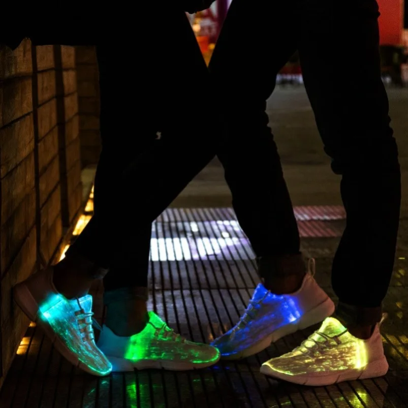 Boy Luminous Glowing Sneaker Light Up Shoes New Men Women Girls Kids Led Light Shoes Bambini Lampeggiante Usb Recharge Shoes