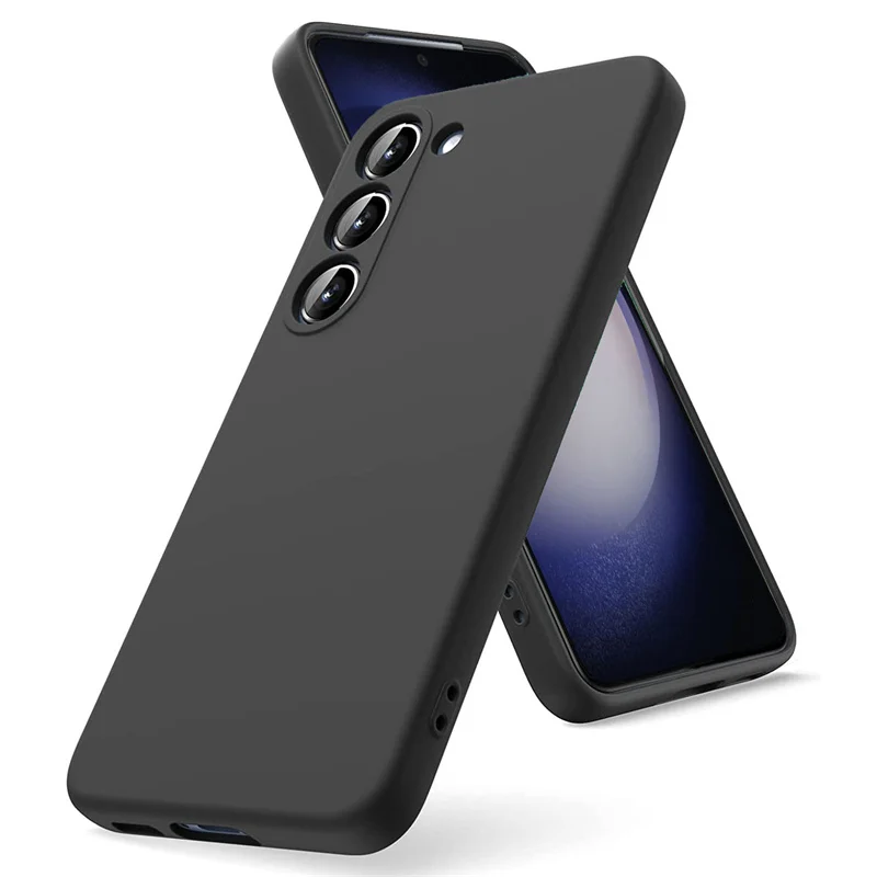 Custodia In Tpu Nero Per S23 Fe Samsung S23 Plus Custodie Per Telefoni Morbide Antiurto S23 Ultra Case S 23 Plus Samsung Galaxy S23+ Cover S23 Plus Cu