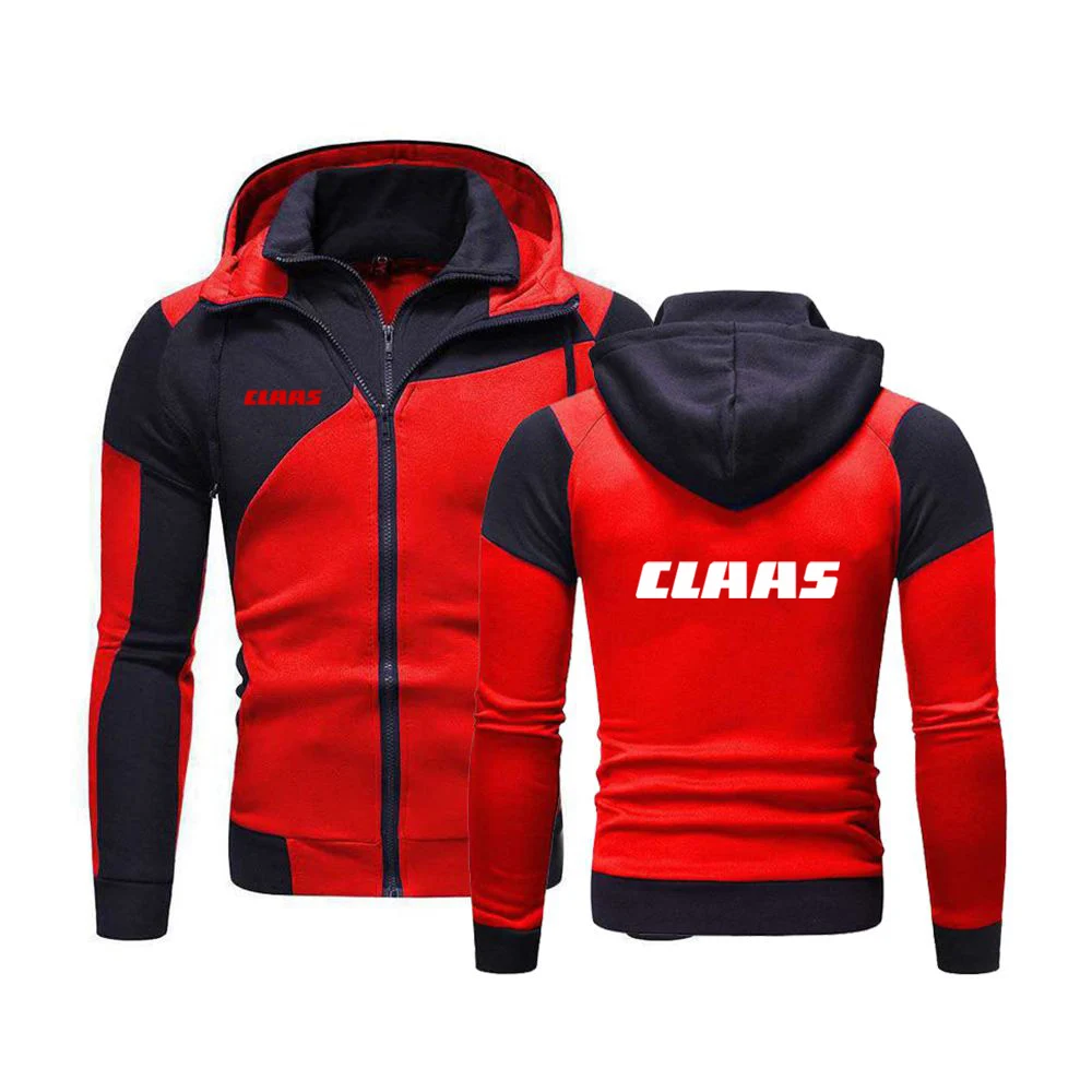 2023 New Men'S Claas Printing Sweatshirt Hoody Spring Autumn Fashion Fleece Cotton Harajuku Casual Zipper Jacket Hoodies Coat