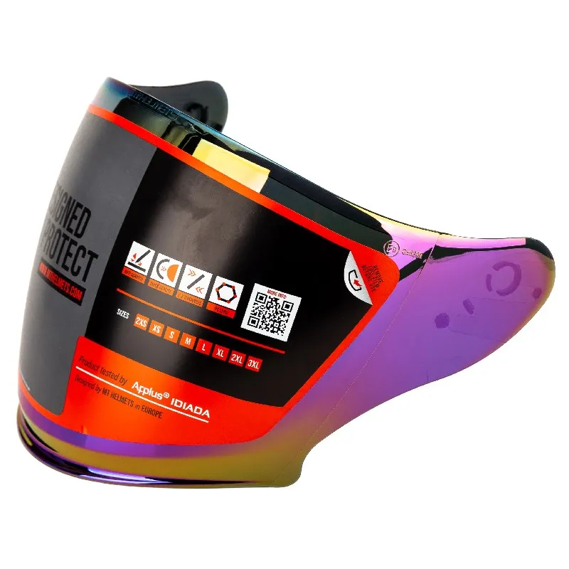Visiera Casco Per Mt Thunder 3 Sv Expert Casco Shield Mt-V-19 Serie Ricambio Casco Antivento