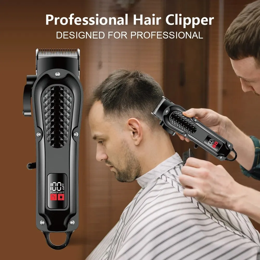 Hiena Hyn-212 Tagliacapelli Elettrico Ubs Ricaricabile Cordless Barba Trimmer Uomo Potente Tagliacapelli Elettrico Strumento Di Taglio