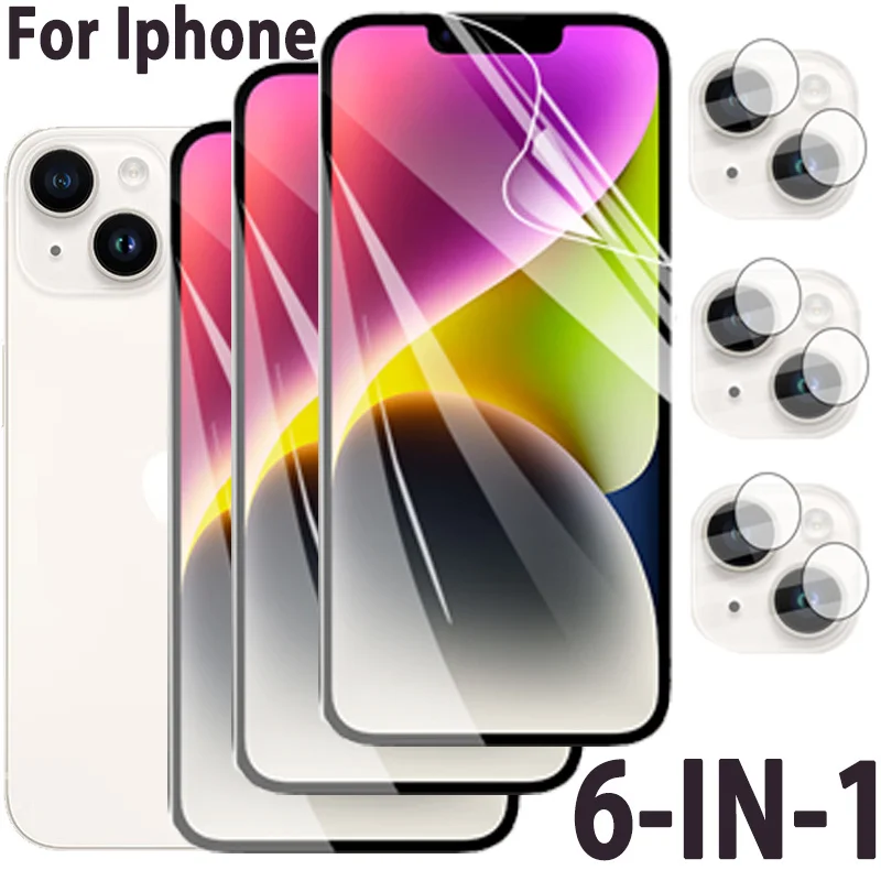 Pellicola,Hydrogel Iphone 14 Pellicola Di Idrogel Iphone 14 Pro 14Promax Protezione Della Fotocamera Per Apple Iphone 14 Pellicola Iphone 14 Pro Max 1