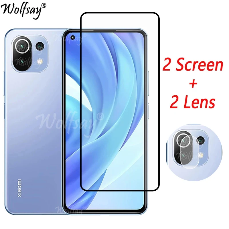 Vetro Temperato Per Xiaomi Mi 11 Lite Pellicola Salvaschermo Per Xiaomi Mi 11 Lite Mi 11T Pro Vetro Per Fotocamera Per Xiaomi Mi 11 Lite Glass