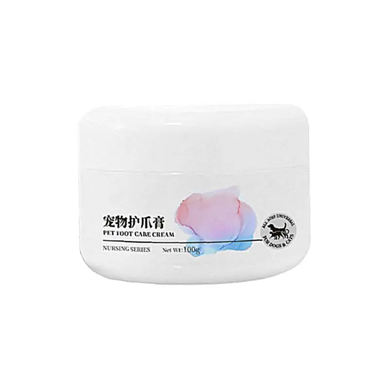Pet Foot Care Cream 100G Paw Cream Butter For Cats & Dogs Paw Wax For Dry Paws & Nose Licksafe Idratante Natural Dog Paw Balm