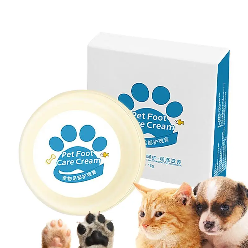 Paw Pad Balm Paw Pad Crema Burro Per Gatto 15G Protezione Della Zampa Di Cane Per Pavimentazione Calda Idratante Naturale Licksafe Balsamo Per Zampe D