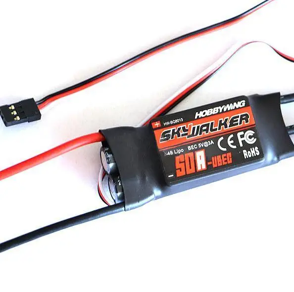 Hobbywing Skywalker 50A Ubec Esc Brushless 4S Per Quadricottero Rc Multicopters