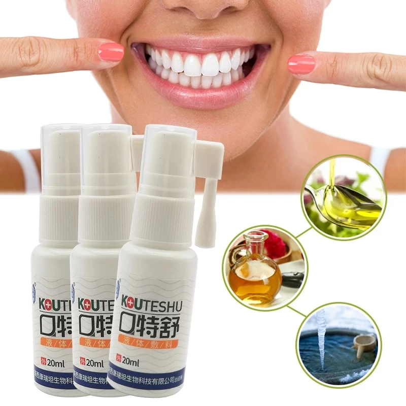 Deodorante Per La Pulizia Della Bocca Da 20Ml Spray A Base Di Erbe Naturale Ape Propoli Spray Orale Antibatterico Trattamento Per L'Alitosi Del Mal Di