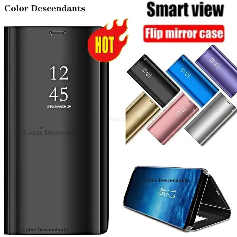For Xiaomi Mi A3 Case Mia3 Cover Flip Mirror Stand Phone Case For Xiaomi Mi A3 Phone Cases Mia3 A 3 3A Luxury Protecive View