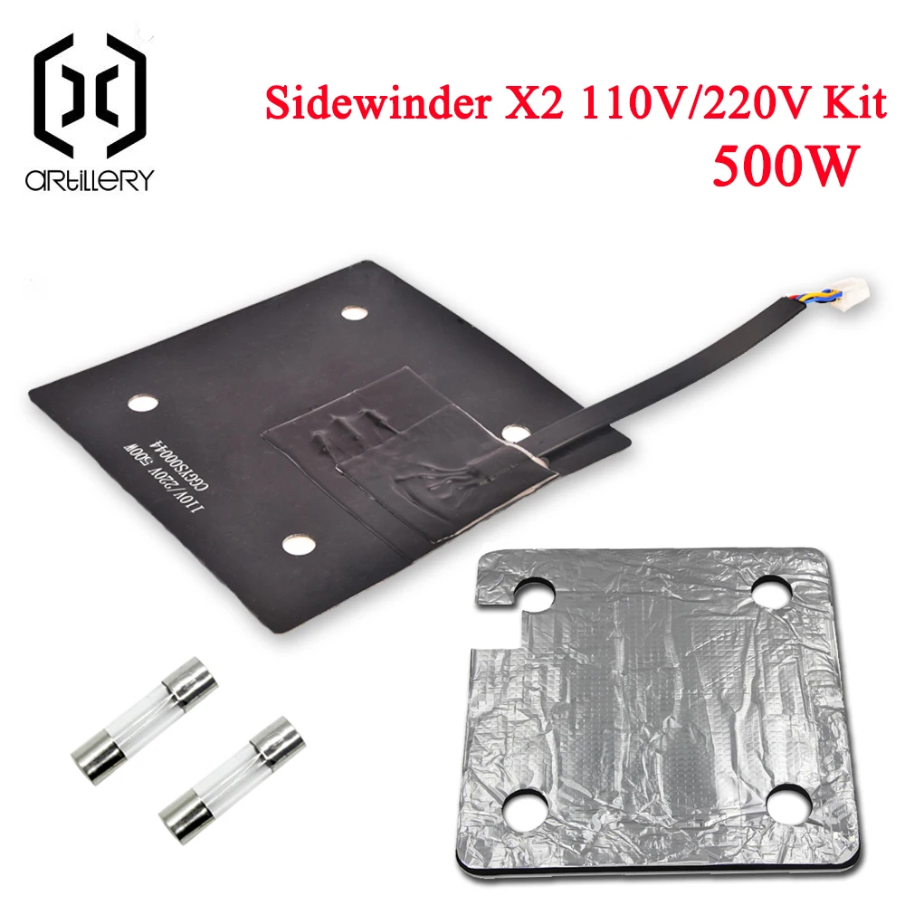 Kit Di Fusibili In Cotone Per Riscaldamento A Letto Caldo 110V/220V Di Vendita Caldo Per Le Nuove Stampanti 3D Sidewinder X2 E Genius Pro Dell'Artigli