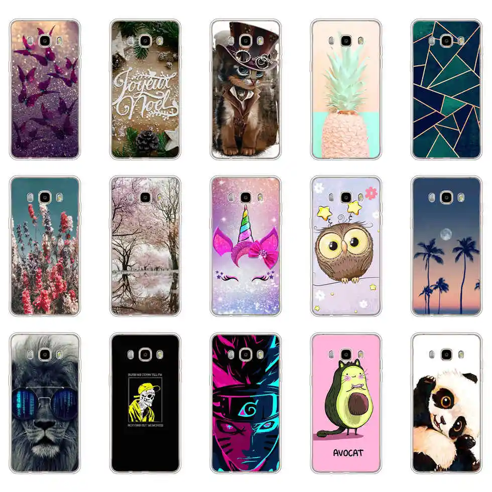 Custodia In Silicone Per Samsung Galaxy J7 2016 Custodie J710 J710F Cover Per Samsung J7 2016 Coque Bumper Protezione Completa
