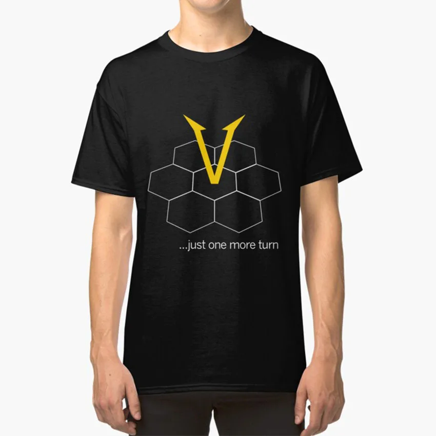Just One More Turn (Dark) T-Shirt Civ V Civ V Civity Videogioco Videogioco Online Video Gaming