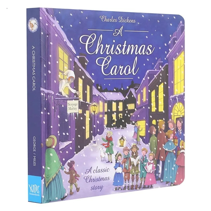 Originale Inglese Per Bambini Fiaba Libro Illustrato Natale Carol Bambini Classico Inglese Fiaba Libro Illustrato Libro Di Fiabe
