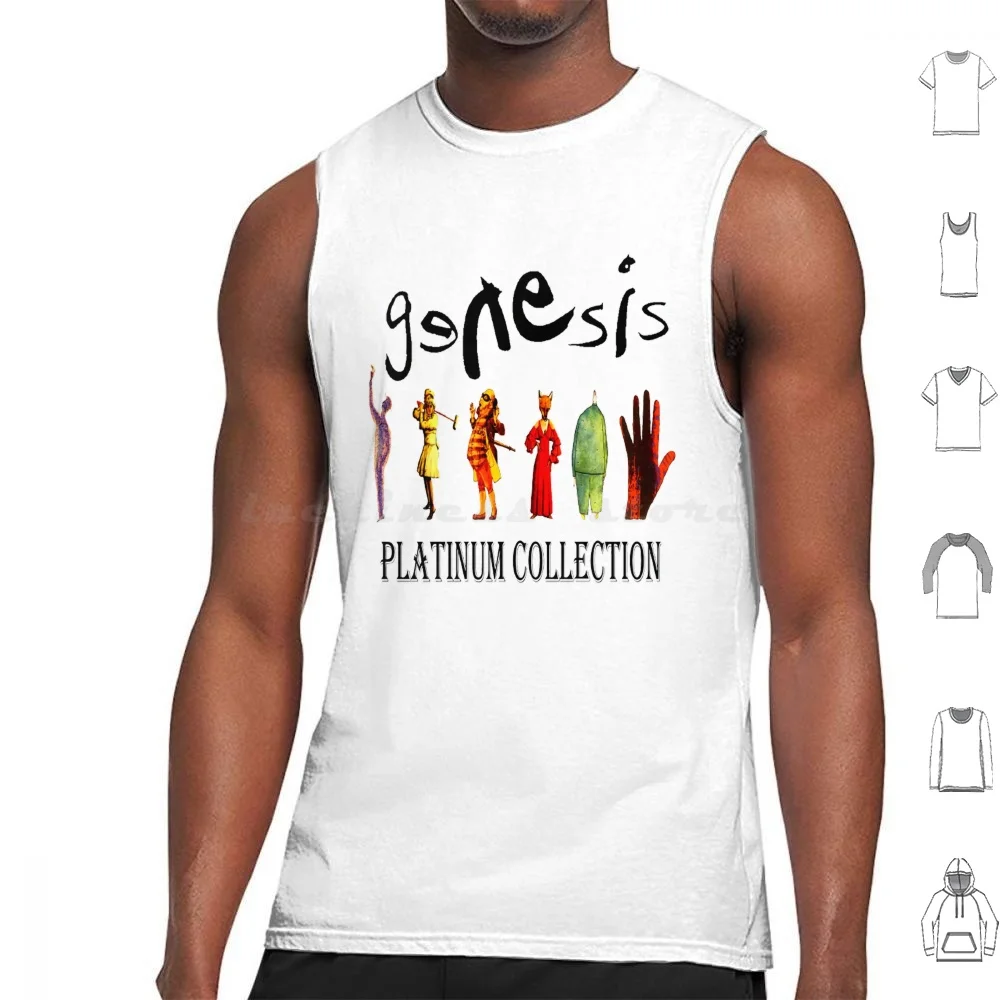 Originale Di Genesis Band Canotte Stampa Cotton Genesis Band Logo Genesis Band Album Genesis Band Maskes Gnesis
