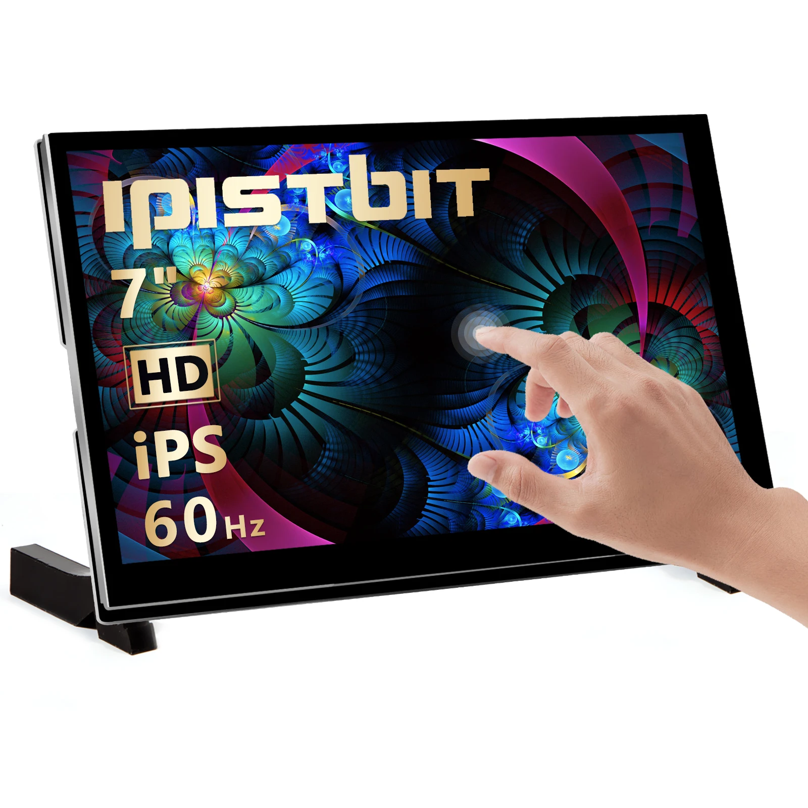 Display Lcd Da 7 Pollici Touch Screen Hdmi Risoluzione 1024X600 Touch Screen Capacitivo Ips Per Raspberry Pi 5
