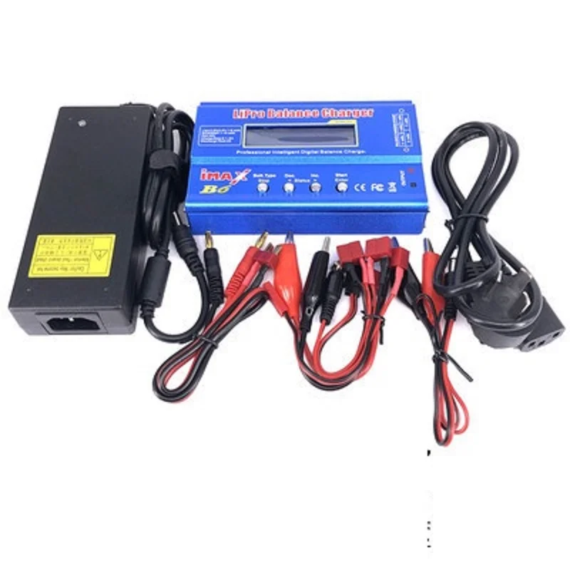 Imax-Cargador De Equilibrio B6Ac, Multifunzione, Inteligente, Bateria De Litio, 80W, Modelo De Coche, Cargador De Avion