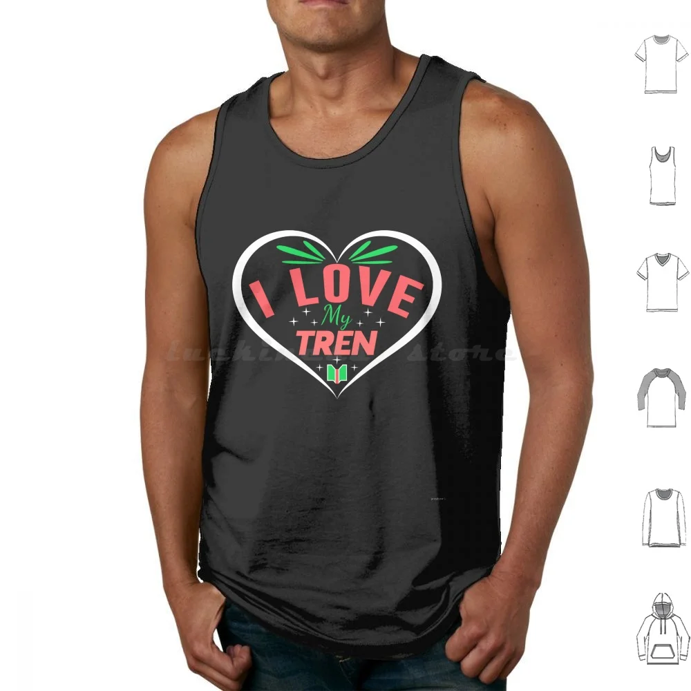 I Love Tren Canotte Stampa Cotton Tren Training Workout I Love Tren I Love Training I Love Workout Bodybuilding