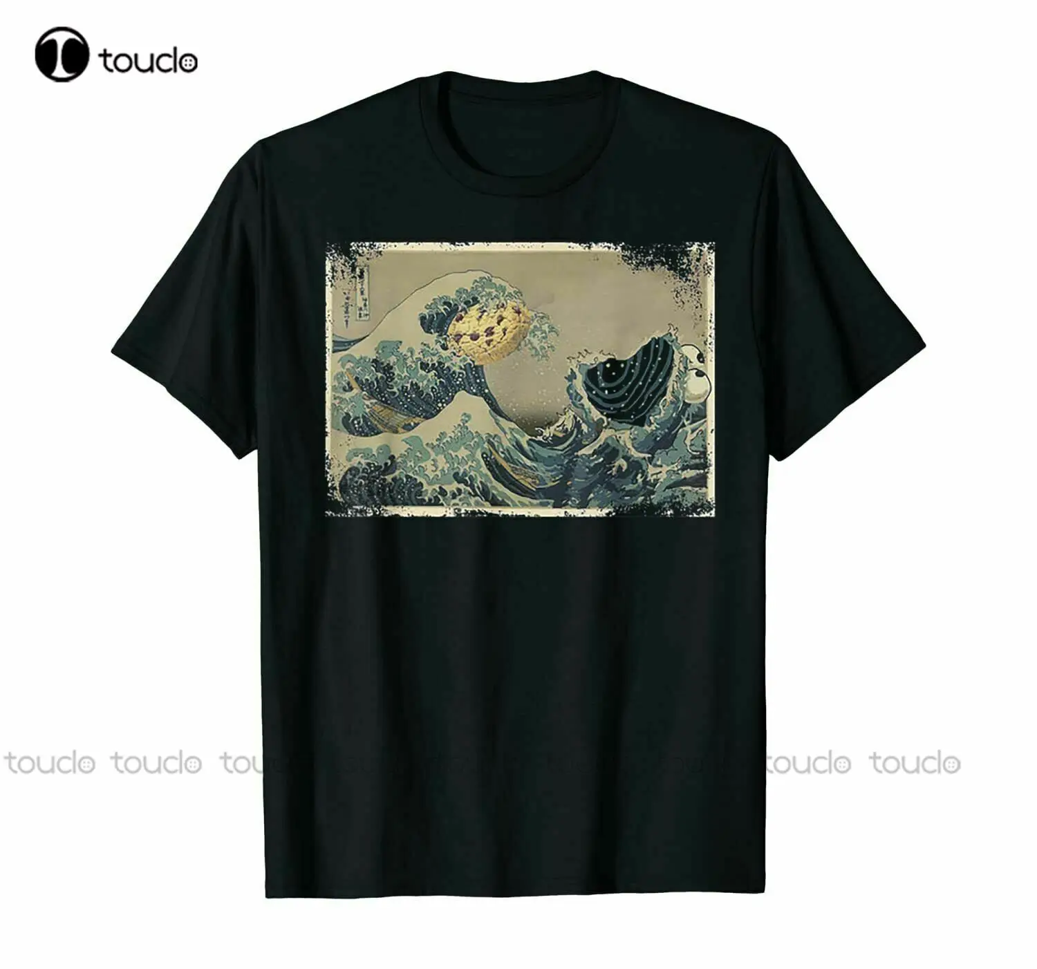 The Great Wave Off Cookieemonsta Cookie Great Off T Shirt Tee Cotton Trend 2021 Mens White Tee Shirts Custom Aldult Teen Unisex