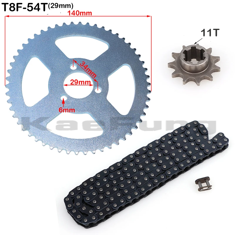 T8F 126 Collegamenti + 11 Denti + Piastra A Catena Scooter Elettrico E A Gas Di Alta Qualità (Pezzi Di Ricambio Per Scooter)