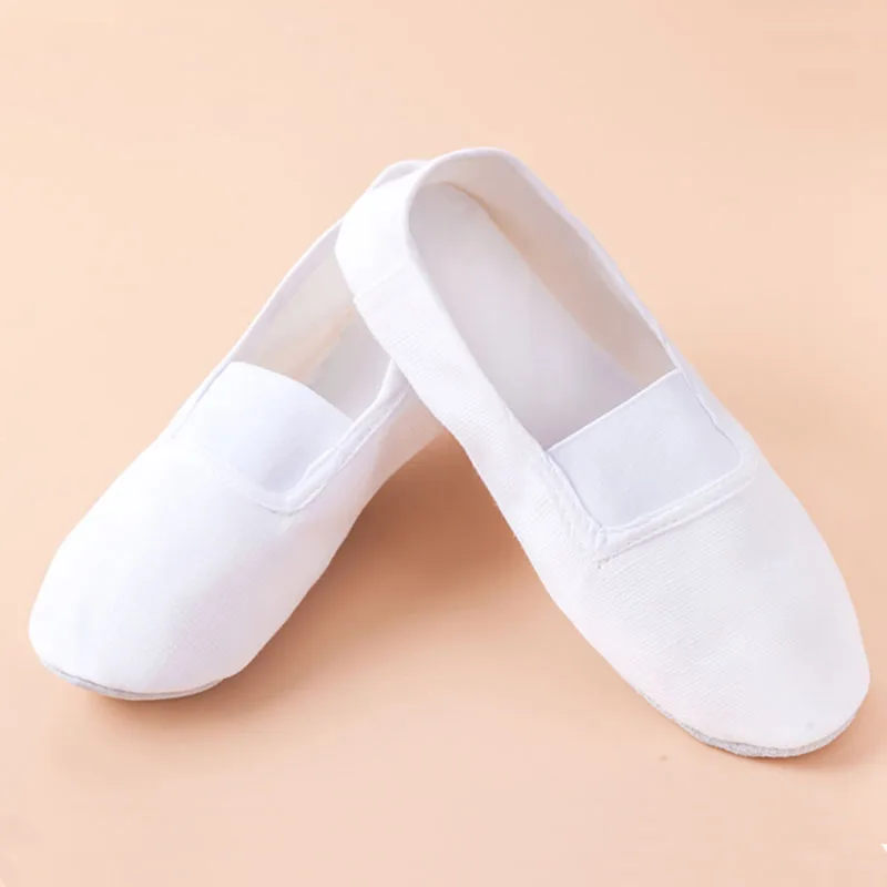 Eu22-45 Black Upgrade Body-Shaping Gym Teacher Fitness Yoga Ballet Dance Shoes Ragazze Donna Ballerine Canvas Woman Man