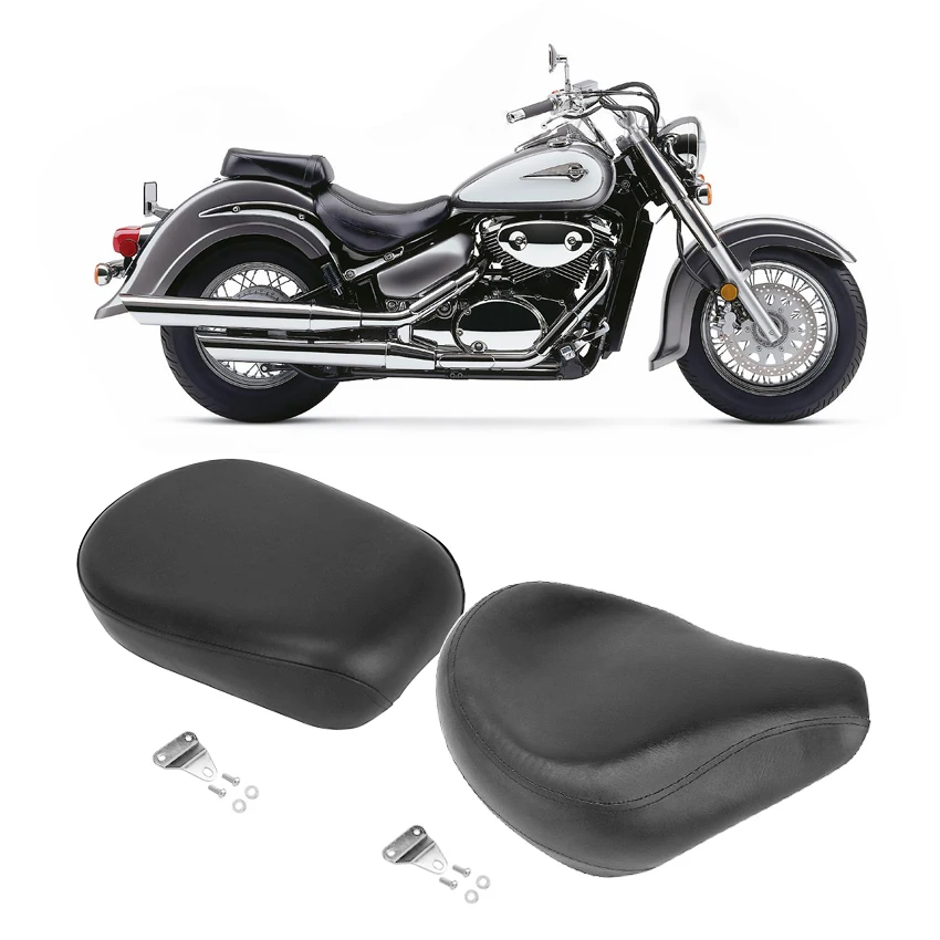 Moto Sedile Anteriore Posteriore Passeggero Cuscino Cuscino Cuscino Per Yamaha Vstar 400 650 Xvs 400 Xvs 650 1998-2012 Parte Moto