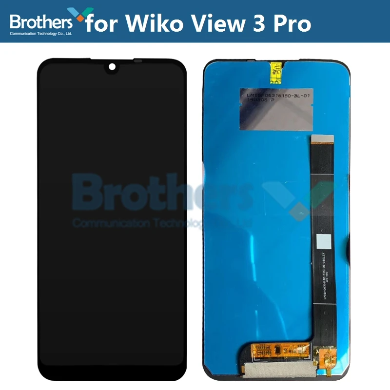 Schermo Lcd Per Wiko View3 Pro 3Pro Display Lcd Touch Screen Digitizer Per Wiko 3Pro Assemblaggio Lcd Sostituzione Riparazione Telefono Aaa