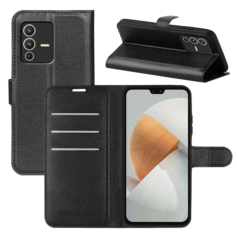 Wallet Case For Vivo S12Pro/ S12 Leather Wallet Flip Cover Vintage Magnet Phone Case For Vivo S12 Pro Coque  Wallet Card