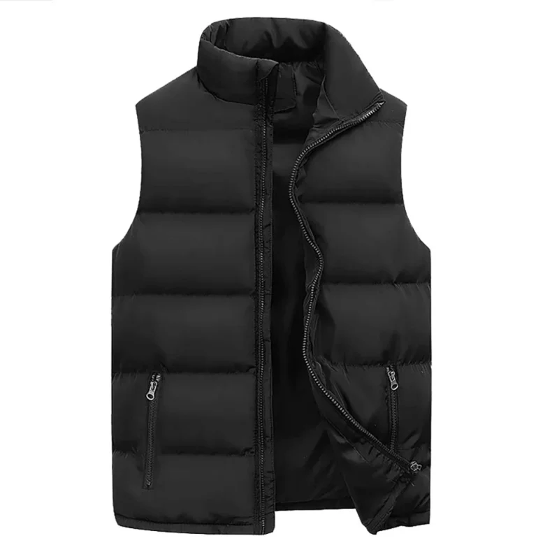 Giacca Da Uomo Cappotti Caldi Invernali Per Uomo Gilet Imbottito Con Colletto Alla Coreana Giacche Oversize Gilet Imbottito Senza Maniche Cappotto Con
