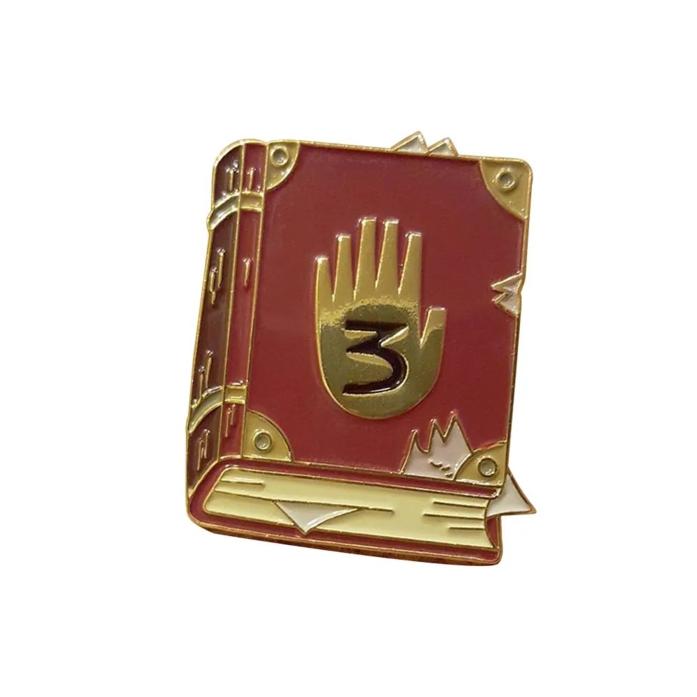Gravity Fal Journal 3 Smalto Pin Monsterrs Secrets Spilla Misterioso Libro Distintivo Regalo Perfetto Per Booworms