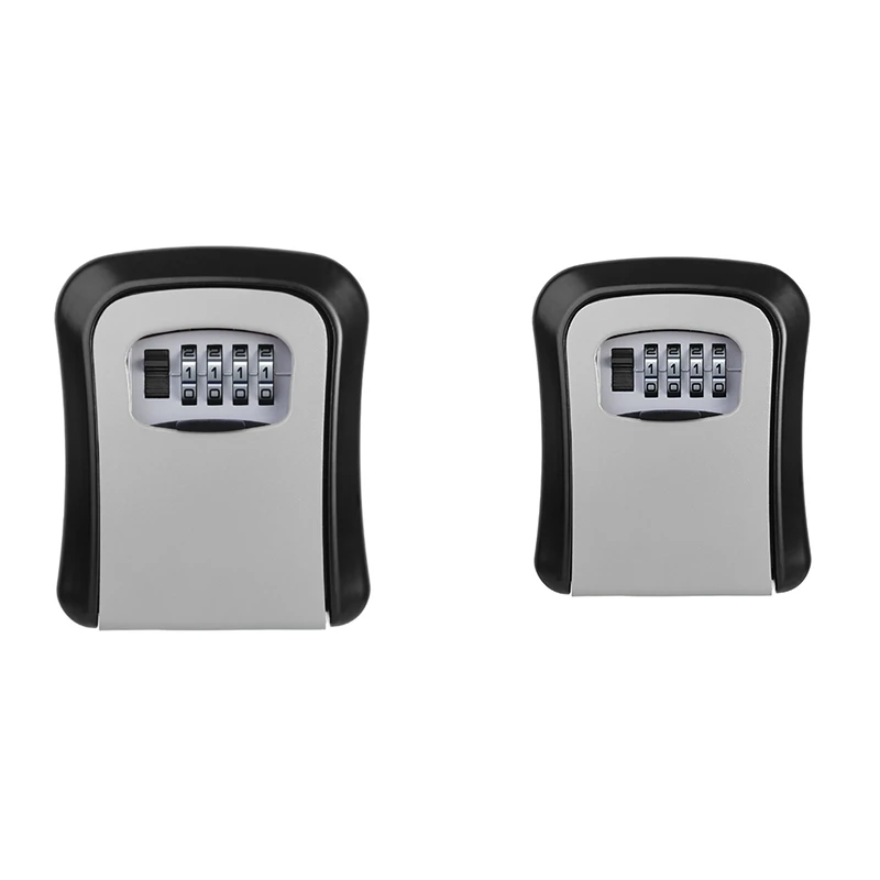 Rise-Wall Mount Key Storage Secret Box Organizer Combinazione Di 4 Cifre Password Security Code Lock No Key Home Key Safe Box