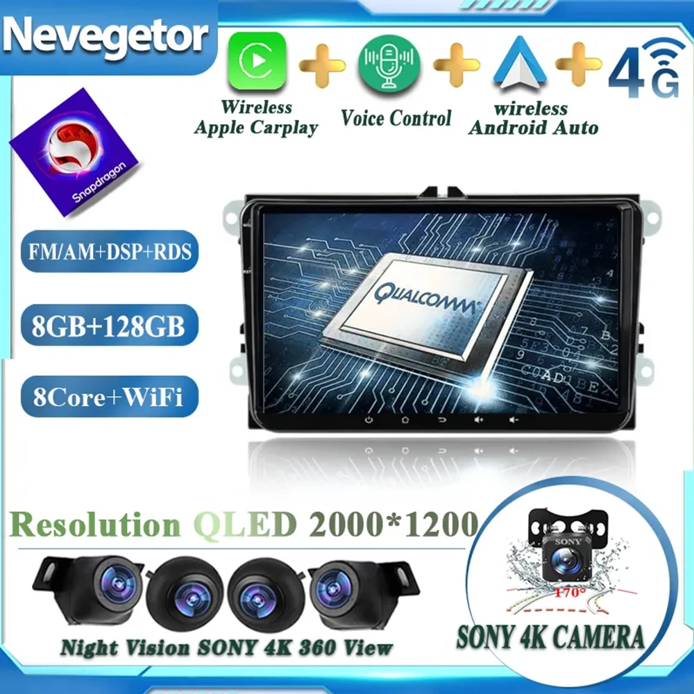 Superdeals Android Car Radio Navigazione Gps Per Vw Passat B6 Amarok Volkswagen Skoda Octavia 2 Superb Jettat5 Golf 5 Multimedia