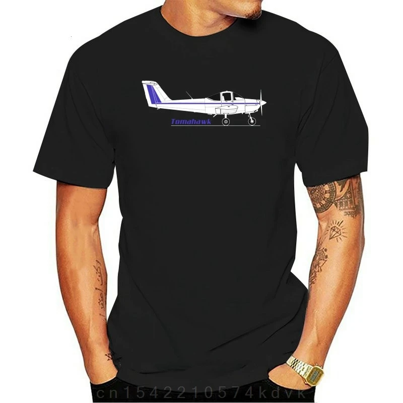 2024 Nuovi Uomini T-Shirt Cool O-Collo Top Aeroclassic Ppl Pilot Piper Pa38 Tomahawk Aereo Ispirato T Shirt Dress