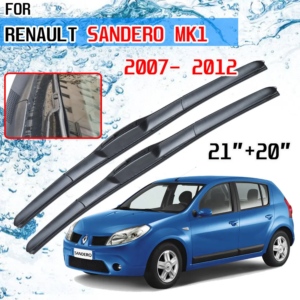 Per Dacia Renault Sandero Mk1 2007 2008 2009 2010 2011 2012 Accessori Auto Parabrezza Anteriore Spazzole Spazzole