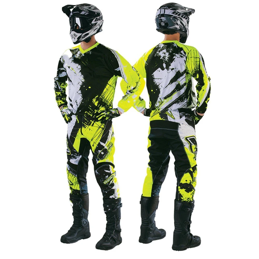 Mx Racing Suit Element Shred Abbigliamento Motocross Jersey E Pantaloni Atv Mtb Dh Offroad Dirt Bike Gear Combo Biker Set